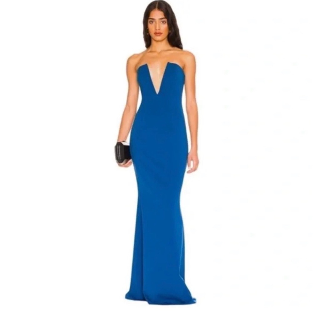 Katie May Crush Gown NWT Ocean Large